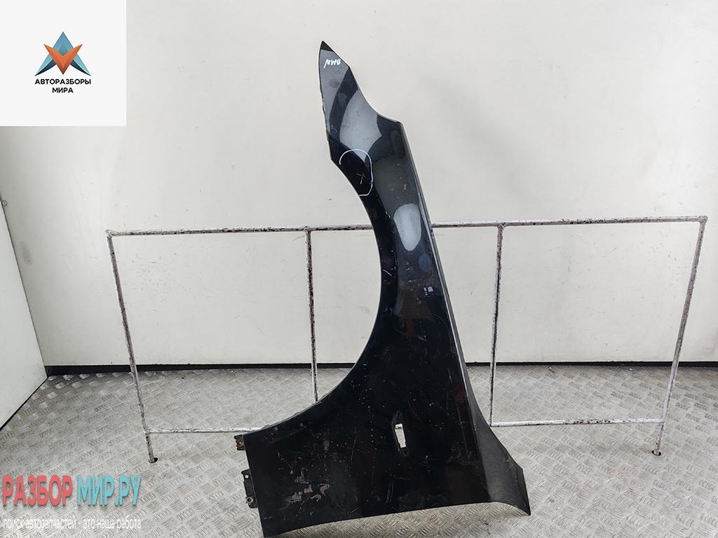 крыло переднее левое BMW 5 серия E60/E61 2004, 2.5 л., дизель, АКПП, чёрный, универсал - фото №1