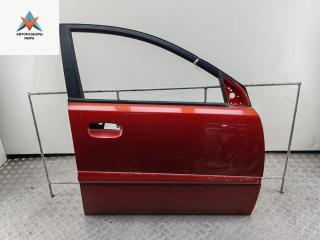 дверь сдвижная Kia Rio 2 поколение [рестайлинг] 2009, красный, хетчбэк 5 дв.