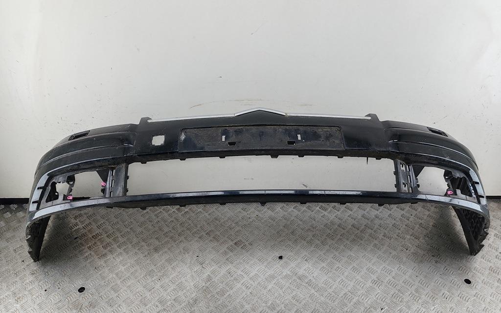 бампер передний Citroen C5 2007, дизель, чёрный, универсал