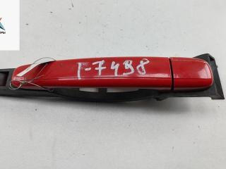 ручка наружная задняя левая Peugeot 307 1 поколение [рестайлинг] 2006, 2.0 л., дизель, МКПП, красный, универсал, 9657619380