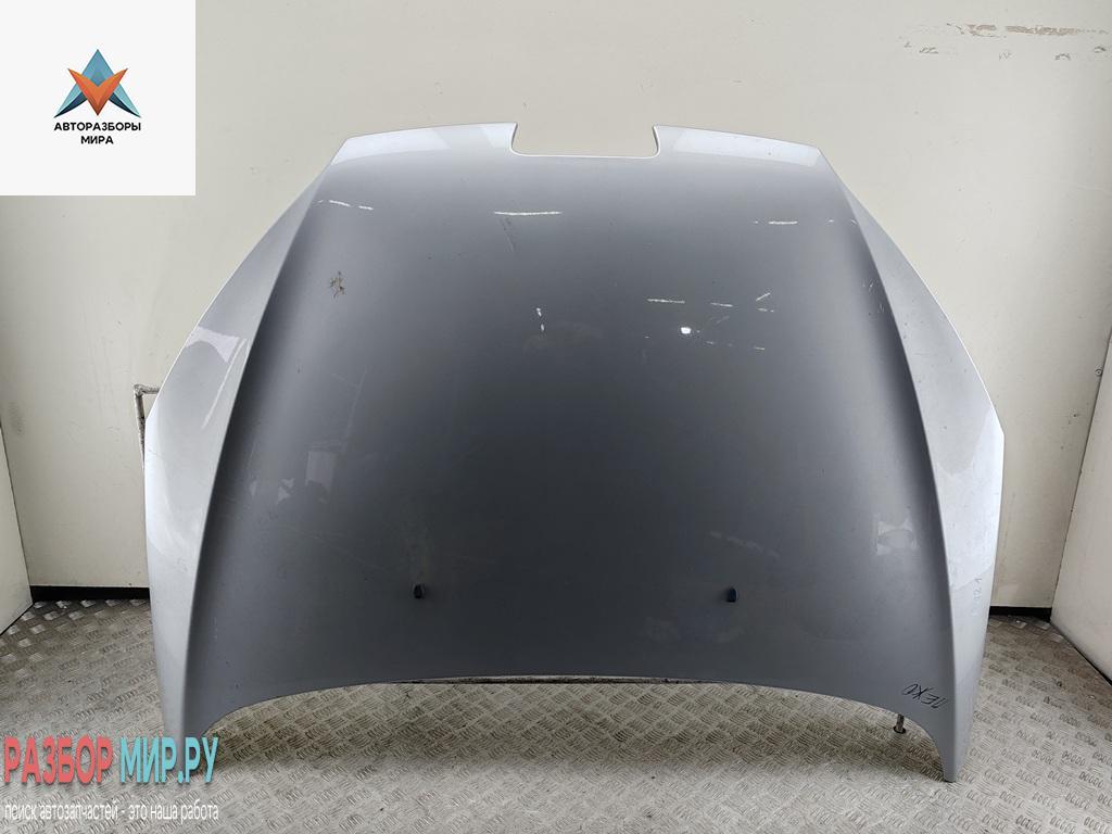 капот Peugeot 407 1 поколение 2007, 2.0 л., бензин, МКПП, серый, универсал - фото №1