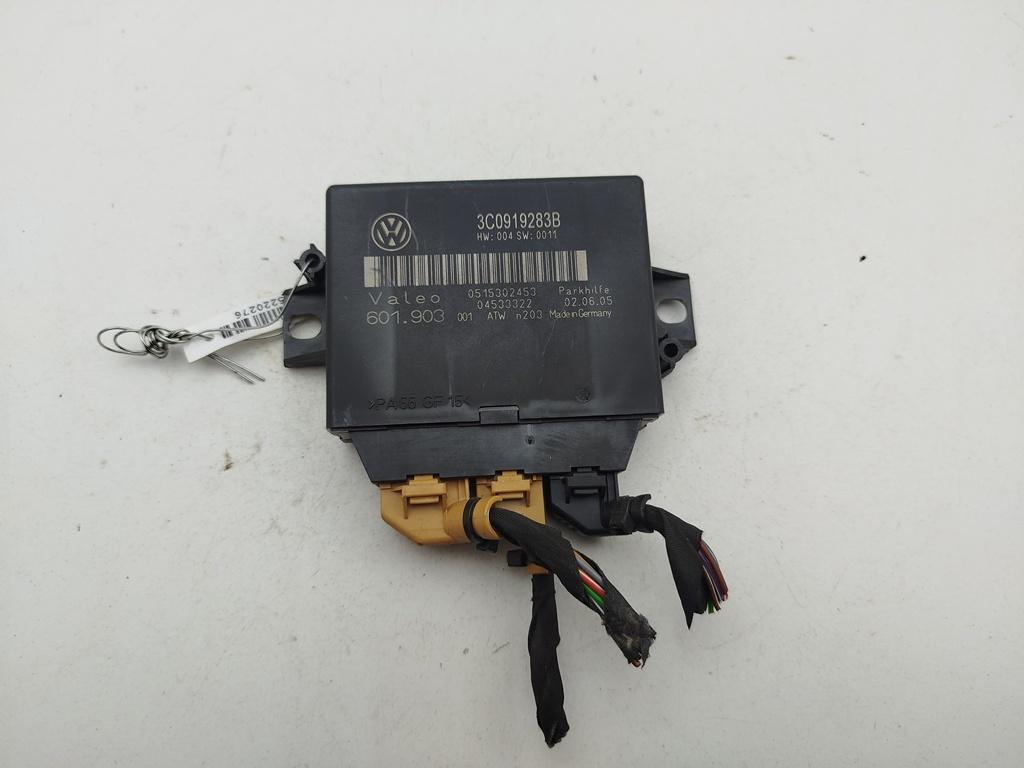 блок управления парктрониками Volkswagen Passat B6 2005, 2.0 л., бензин, МКПП, серый, универсал, 3C0919283B - фото №1