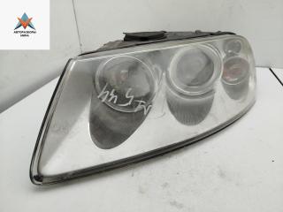 фара левая Volkswagen Touareg 1 поколение 2005, 2.5 л., дизель, АКПП, чёрный, внедорожник 5 дв., 7L6941015BJ