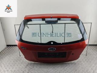 крышка багажника Kia Rio 2 поколение [рестайлинг] 2009, красный, хетчбэк 5 дв.
