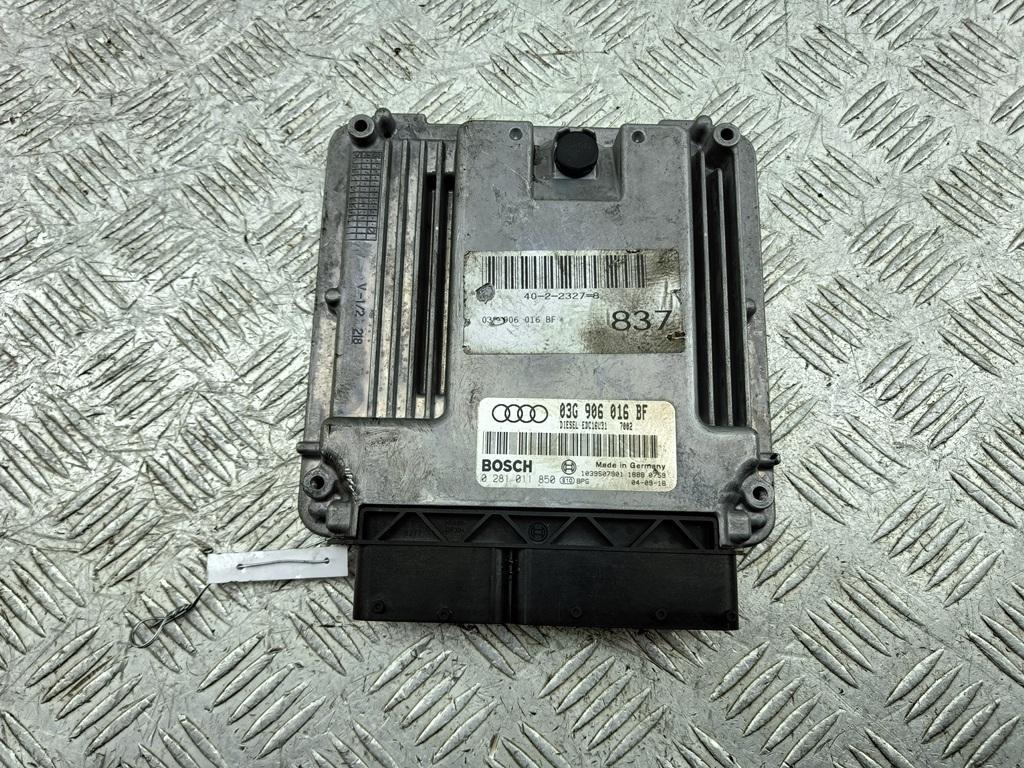 ЭБУ Audi A6 C6 2004, 2.0 л., дизель, МКПП, чёрный, седан, 03G906016BF, 0281011850