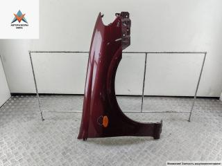 крыло переднее правое Nissan Almera N16 [рестайлинг] 2005, 1.5 л., бензин, МКПП, красный, хетчбэк 5 дв.