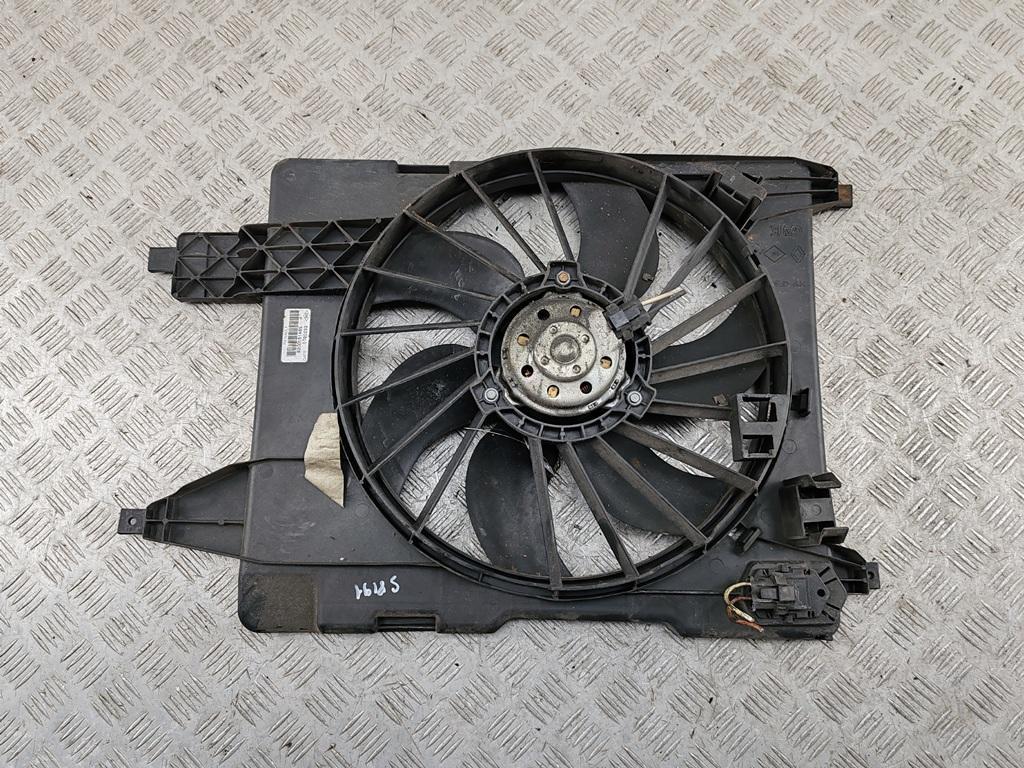 вентилятор радиатора Renault Scenic II 2007, 1.9 л., дизель, МКПП, зелёный, минивэн, 8200151465