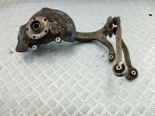 Кулак (корпус ступицы) передний левый Audi A6 4F/C6 2004, 2.0 л., дизель, МКПП, чёрный, седан