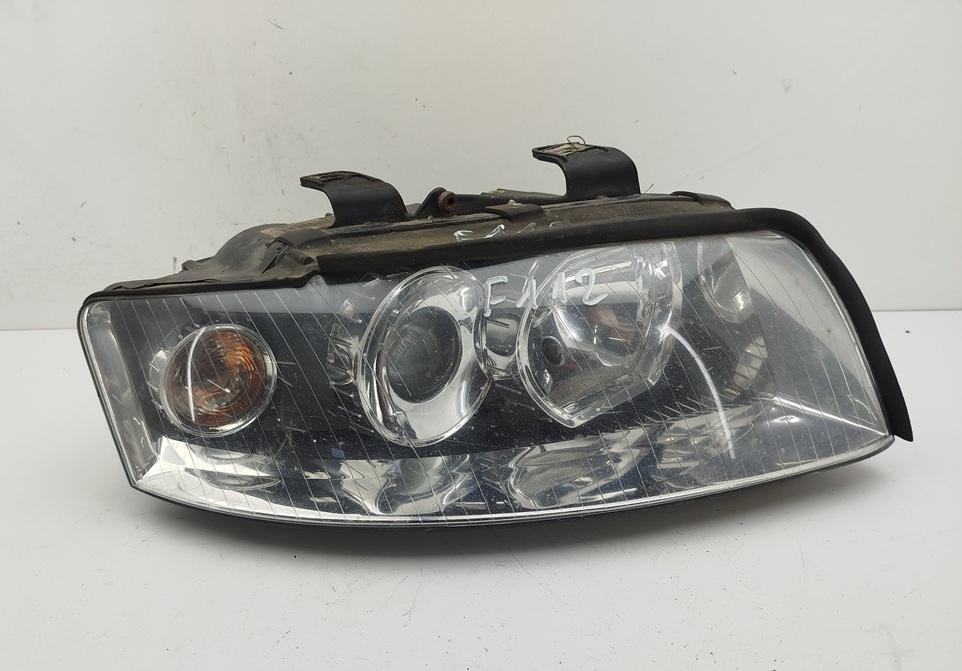 фара правая Audi A4 B6 2004, 2.0 л., бензин, МКПП, чёрный, универсал, 8E0941004F
