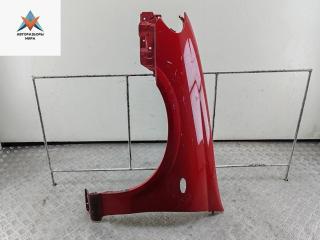 крыло переднее левое Nissan Almera N16 [рестайлинг] 2003, 1.5 л., бензин, МКПП, красный, хетчбэк 5 дв.