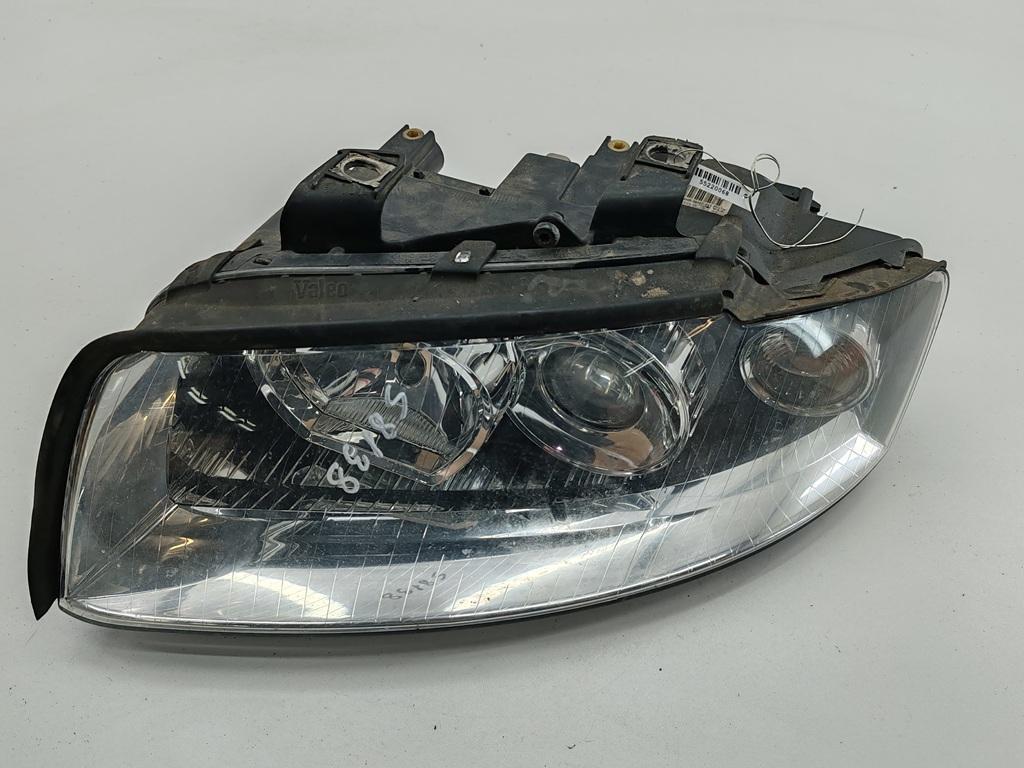 фара левая Audi A4 B6 2003, 2.0 л., бензин, МКПП, серый, седан, 8E0941003F - фото №1