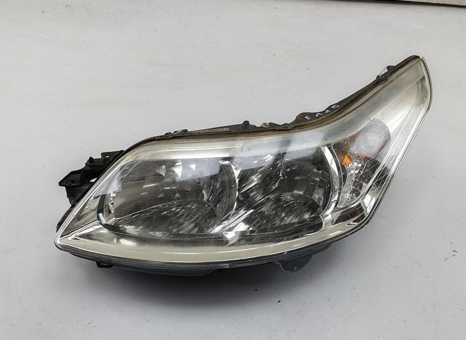 фара левая Citroen C4 2008, 1.6 л., бензин, МКПП, чёрный, хетчбэк 5 дв., 9684381980