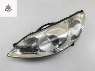 фара левая Peugeot 407 1 поколение 2007, 2.0 л., бензин, МКПП, серый, универсал, 9660236180