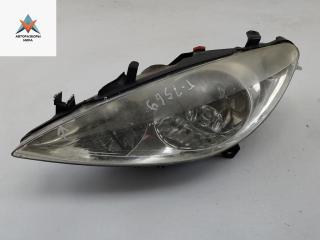 фара левая Peugeot 307 1 поколение 2002, 1.6 л., бензин, МКПП, серый, универсал, 9641615380