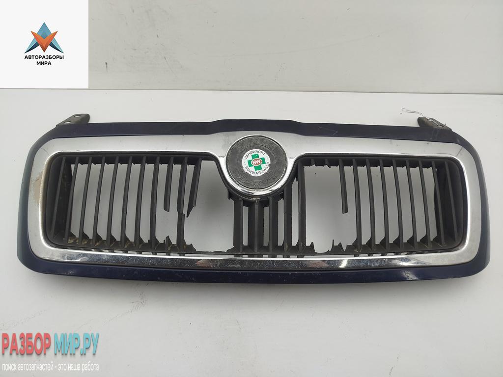 решетка радиатора Skoda Octavia mk1 (A4 1U) 2001, синий, универсал, 1U0853655A - фото №1