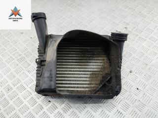 радиатор интеркулера Volkswagen Touareg 1 поколение 2005, 2.5 л., дизель, АКПП, чёрный, внедорожник 5 дв., 7L0145803A