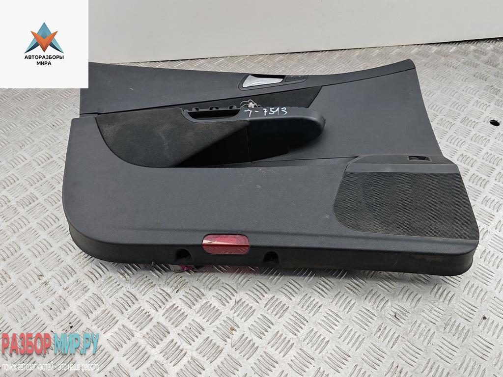 обшивка двери передняя левая Volkswagen Passat B6 2007, 2.0 л., дизель, МКПП, чёрный, универсал, 3C1867011 - фото №1