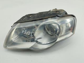 фара левая Volkswagen Passat B6 2007, 2.0 л., дизель, МКПП, чёрный, универсал, 3C0940005Q