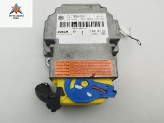 блок AirBag Volkswagen Touareg 1 поколение [рестайлинг] 2007, 5.0 л., дизель, АКПП, серый, внедорожник 5 дв., 7L0959655