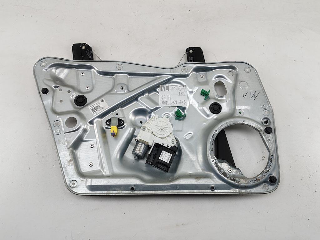 стеклоподъемник электрический передний левый Volkswagen Tiguan 2008, 1.4 л., бензин, МКПП, белый, внедорожник 5 дв., 5N1837729B