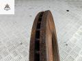 диск тормозной передний Audi A6 4F/C6 2006, 2.7 л., дизель, МКПП, чёрный, универсал - фото №3