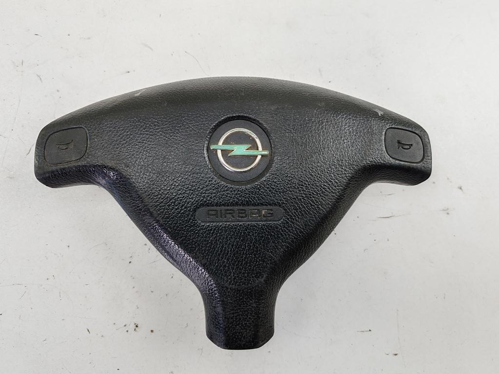 подушка безопасности водителя Opel Astra G 1998, 1.6 л., бензин, МКПП, белый, универсал, 90437771