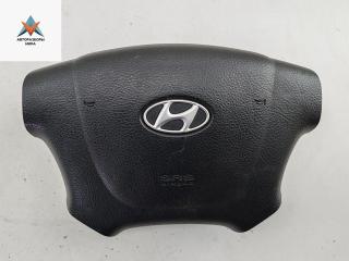 подушка безопасности водителя Hyundai Santa Fe 2 поколение (CM) 2006, 2.2 л., дизель, МКПП, серый, внедорожник 5 дв.