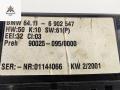 блок управления печки / климат-контроля BMW 5 серия E39 [рестайлинг] 2001, 3.0 л., дизель, АКПП, серый, седан, 6902547 - фото №3