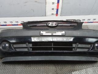бампер передний Hyundai Getz 1 поколение [рестайлинг] 2007, 1.1 л., бензин, МКПП, хетчбэк 5 дв.