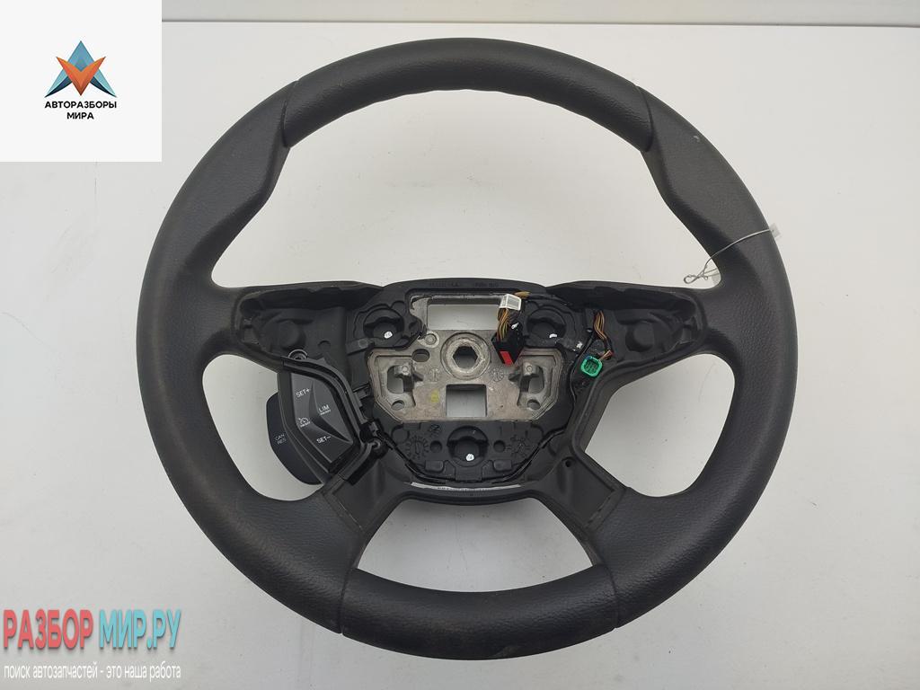руль Ford Focus 3 поколение 2013, 1.0 л., бензин, МКПП, чёрный, хетчбэк 5 дв., AM513600EF3ZHE - фото №1
