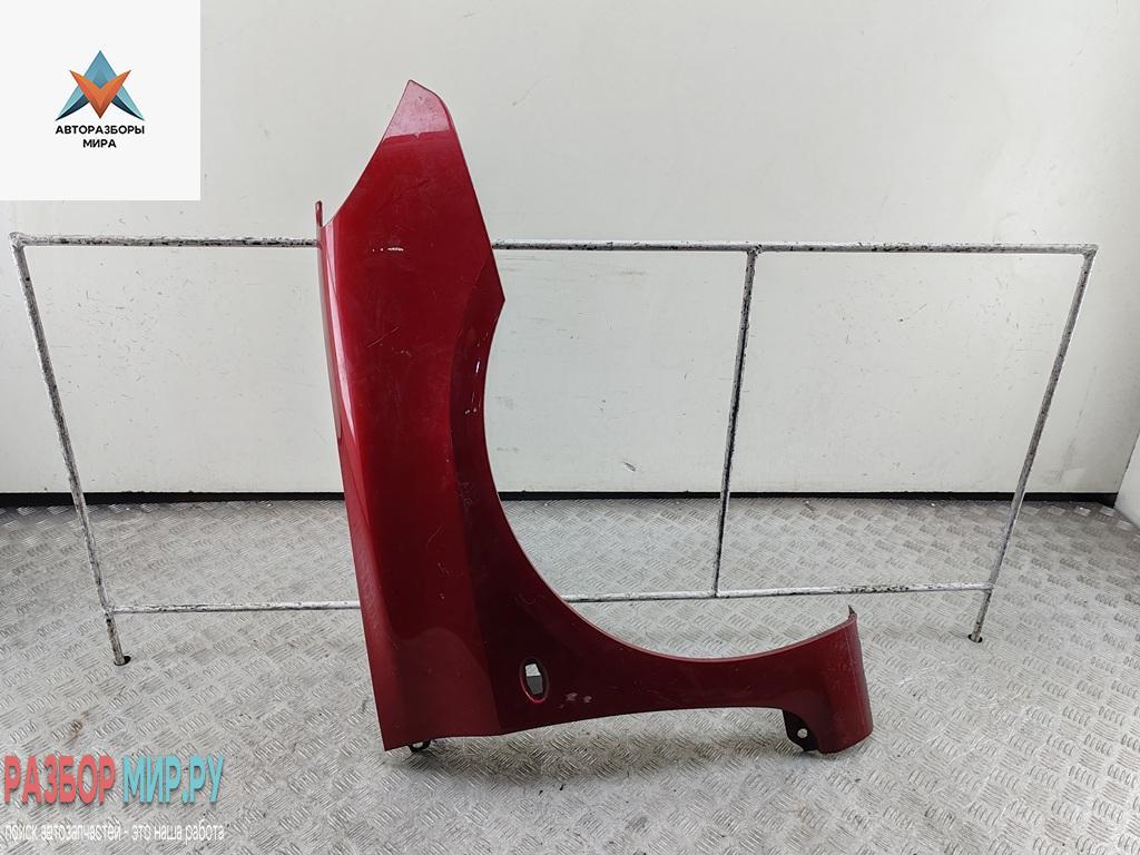 крыло переднее правое Peugeot 307 1 поколение 2003, 1.6 л., бензин, МКПП, красный, универсал - фото №1