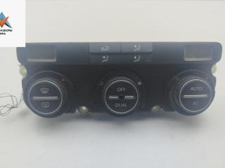 блок управления печки / климат-контроля Volkswagen Touran 1 поколение [рестайлинг] 2007, 1.9 л., дизель, МКПП, серый, минивэн