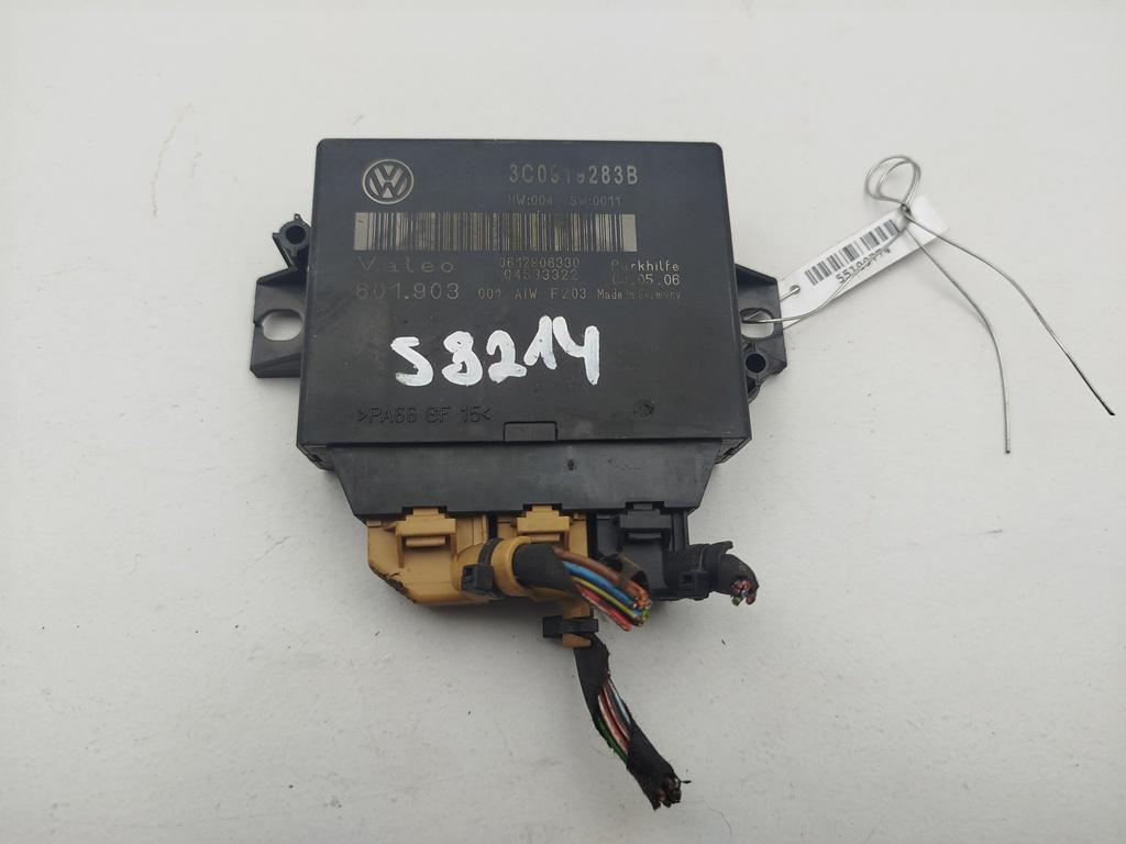 блок управления парктрониками Volkswagen Passat B6 2006, 2.0 л., дизель, МКПП, серый, универсал, 3C0919283B - фото №1