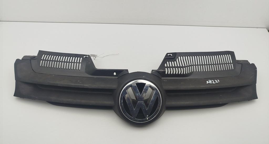 решетка радиатора Volkswagen Golf-5 2004, чёрный, хетчбэк 5 дв., 0704301