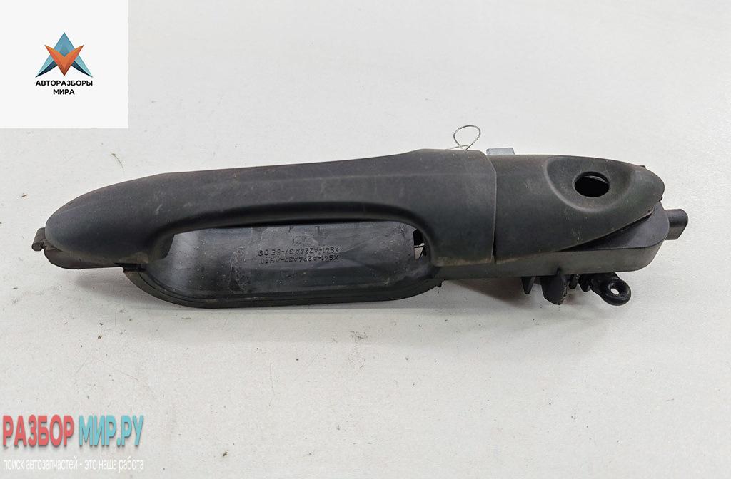 ручка наружная передняя левая Ford Focus 1 поколение 2000, 1.6 л., i, бензин, АКПП, серый, универсал, XS41A224A37AH10 - фото №1