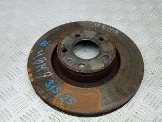диск тормозной передний Audi A6 4F/C6 2005, 2.4 л., бензин, МКПП, седан