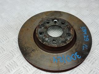 диск тормозной передний Land Rover Freelander 2 поколение [рестайлинг] 2011, 2.2 л., D TD4, дизель, АКПП, внедорожник 5 дв.