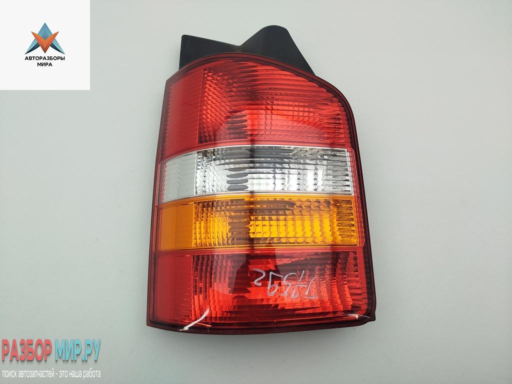 фонарь задний левый Volkswagen Transporter T5 2007, 2.5 л., дизель, МКПП, серый, микроавтобус, 7H0945095K - фото №1
