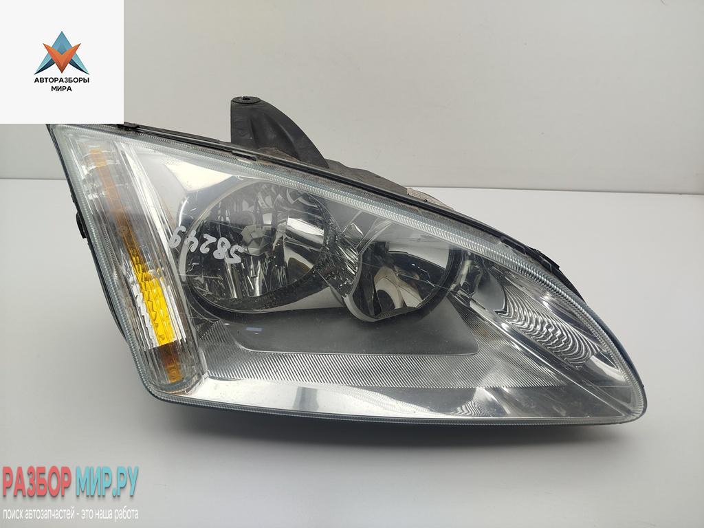 фара правая Ford Focus 2 поколение 2006, 1.6 л., дизель, МКПП, синий, универсал, 4M5113099AD - фото №1