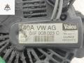 генератор Volkswagen Golf 5 поколение 2004, 2.0 л., дизель, МКПП, чёрный, хетчбэк 5 дв., 06F903023C - фото №6