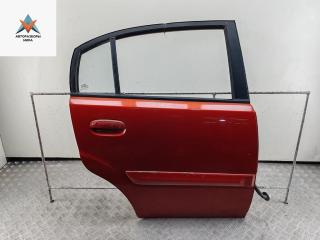 дверь сдвижная Kia Rio 2 поколение [рестайлинг] 2009, красный, хетчбэк 5 дв.