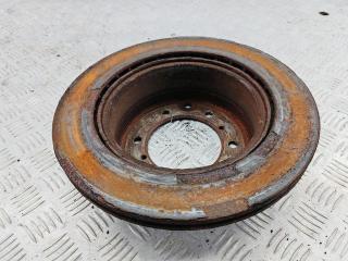 диск тормозной задний Hyundai Terracan 1 поколение 2001, 2.9 л., дизель, МКПП, серый, внедорожник 5 дв.