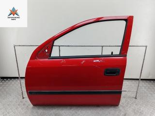 дверь сдвижная Opel Astra G 2000, красный, хетчбэк 5 дв.