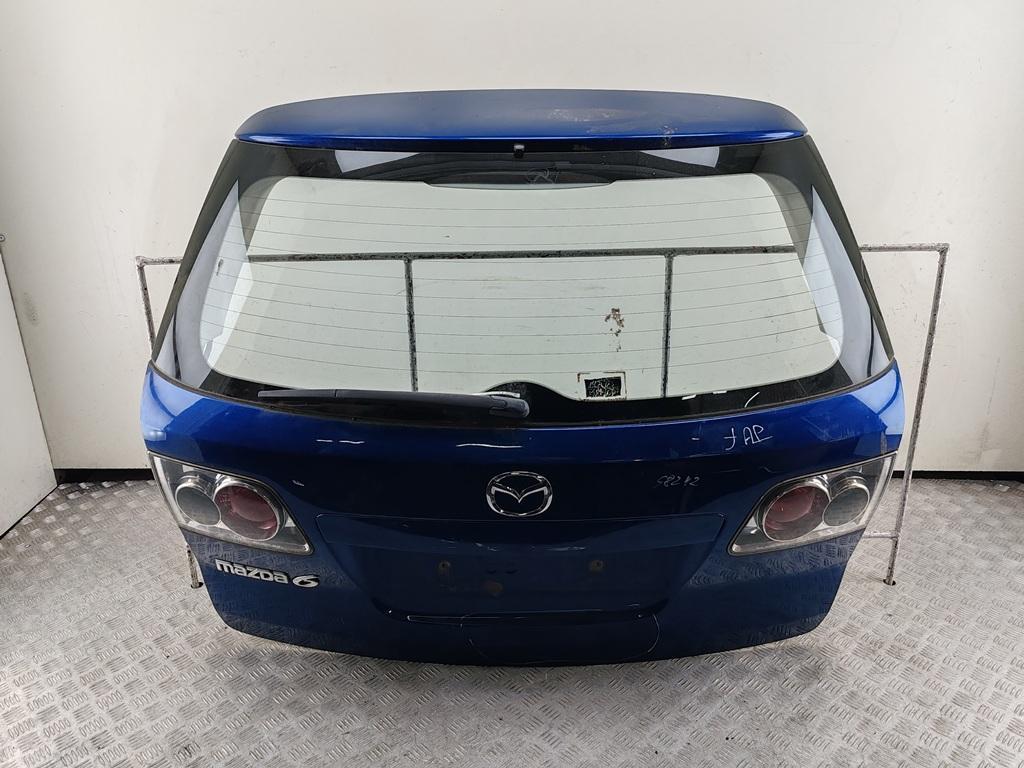 крышка багажника Mazda 6 GG 2004, синий, универсал - фото №1