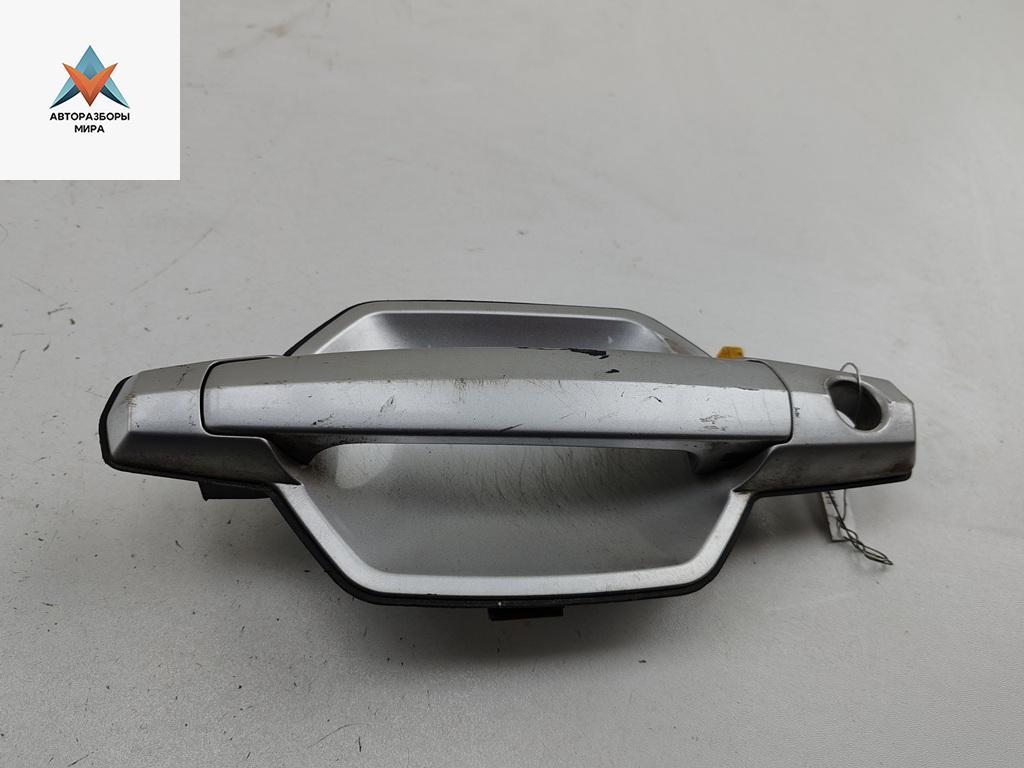 ручка наружная передняя левая Hyundai Terracan 1 поколение 2001, 2.9 л., дизель, МКПП, серый, внедорожник 5 дв., 82650H1010 - фото №1