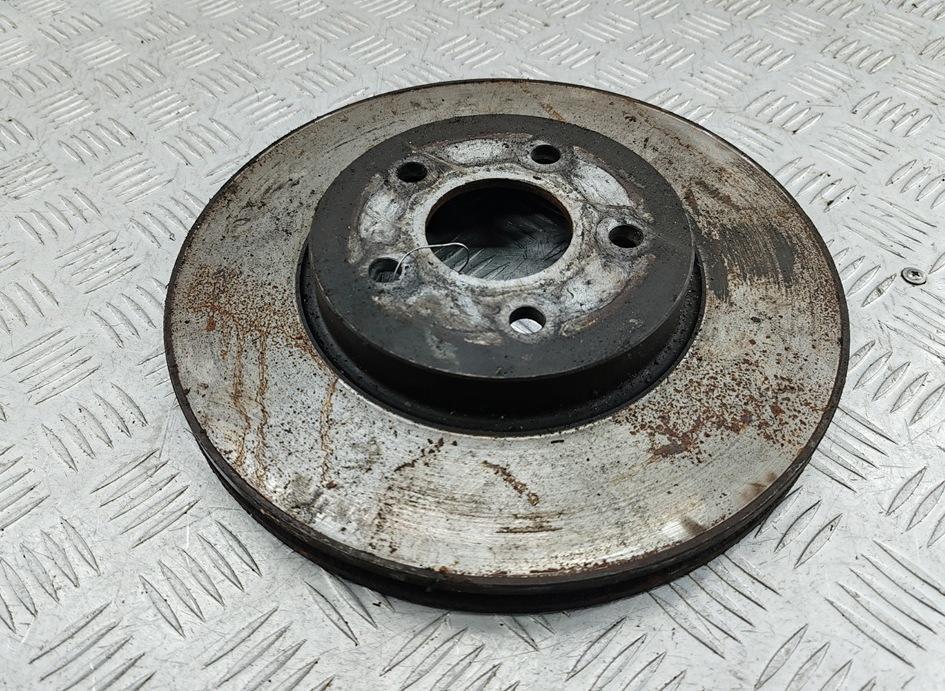 диск тормозной передний Ford Mondeo 3 поколение 2001, 1.8 л., бензин, МКПП, серый, универсал - фото №1