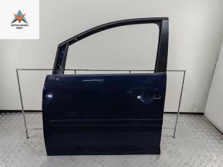 дверь сдвижная Volkswagen Touran 1 поколение 2004, синий, минивэн