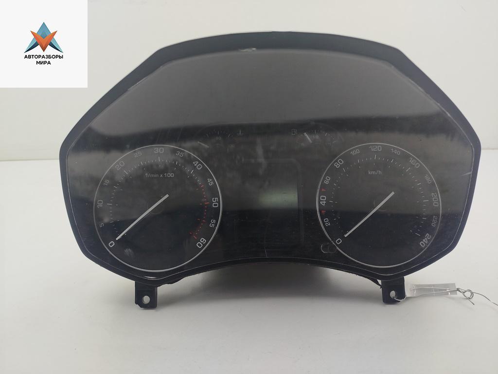 приборная панель Skoda Octavia mk2 (A5 1Z) 2008, 2.0 л., дизель, МКПП, красный, универсал, 1Z0920842D - фото №1