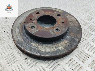 диск тормозной передний Mitsubishi Carisma 1 поколение 1998, 1.8 л., бензин, АКПП, зелёный, седан