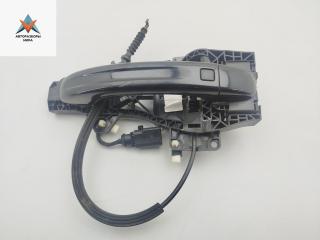 ручка наружная задняя левая Audi Q7 4L [рестайлинг] 2011, 3.0 л., бензин, АКПП, чёрный, внедорожник 5 дв., 4L0837205